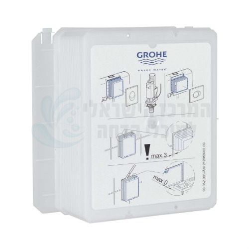 קופסת הגנה | לחצן ניאגרה סמויה גרואה GROHE