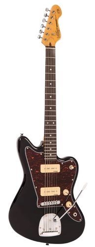 Vintage V65 ReIssued Vibrato Electric Guitar ~ Boulevard Black