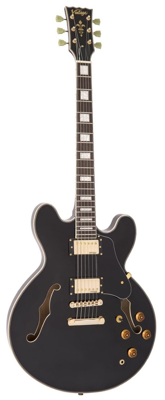 גיטרה חשמלית רבע נפח Vintage VSA500 Reissued Semi Acoustic