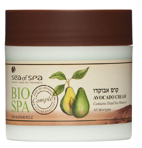 קרם על בסיס פרי האבוקדו לעור הפנים והגוף