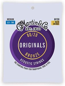 סט מיתרים 013 לגיטרה אקוסטית Martin Originals M150
