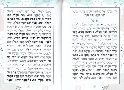50 יחידות מגילת אסתר בעיצוב אישי