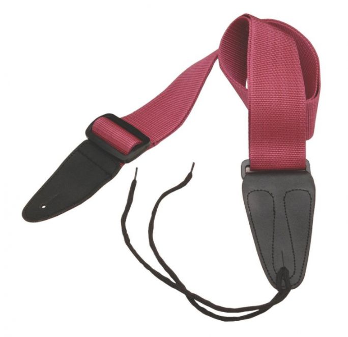On Stage GSA10BU Guitar Strap with Leather Ends