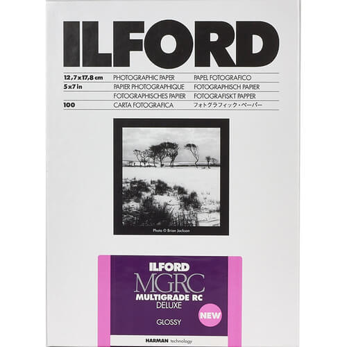 13X18 Ilford MULTIGRADE RC Deluxe Paper glossy 100 - נייר פיתוח