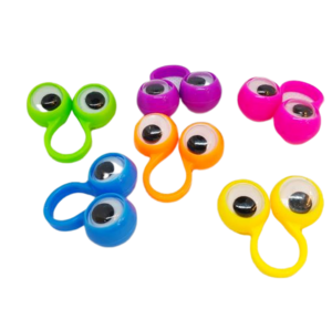 משחק טבעת עם עיניים זזות גדול במיוחד 6 יחידות