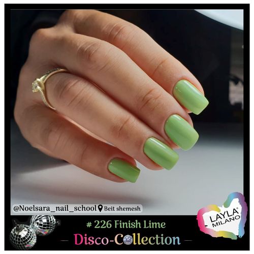 לק ג'ל לילה מילאנו #226 Finish Lime  