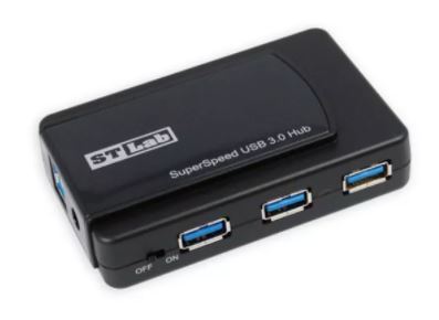 ST-LAB U-770 USB 3.0 7-Port Hub (3+4) Adapter - ST-LAB