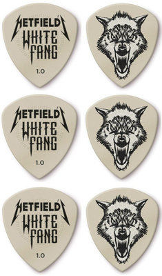 מארז עם 6 מפרטים DUNLOP Hetfield's White Fang Custom Flow 1.0mm
