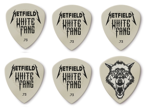 מארז עם 6 מפרטים DUNLOP Hetfield's White Fang Custom Flow .73mm