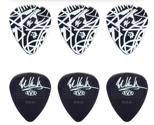 מארז עם 6 מפרטים DUNLOP EVH VHI picks 0.6mm