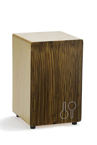 קחון SONOR Cajon Mosquito Sand Black Stripes 47x29x29 cm snare wires