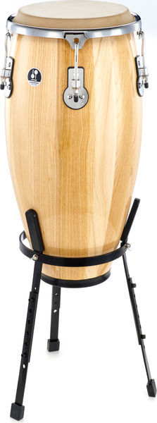 קונגס "1/2 12 SONOR Tumba, Natural High Gloss Hevea Wood,w/stand
