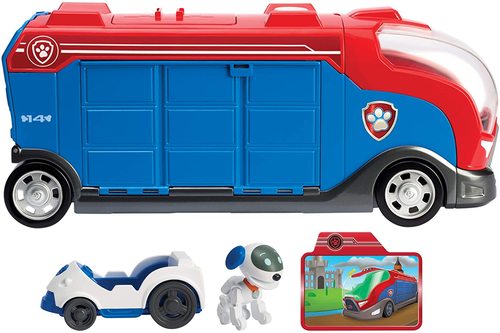 רכב ענק לאחסון ולשיגור של רכבי יחידת החילוץ עם רובו-כלב ו 2 כרבי חילוץ נוספים