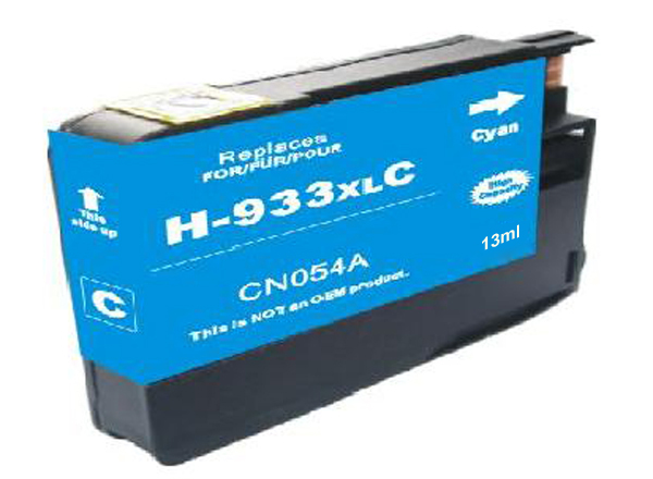 "מחסנית דיו כחול חלופי HP CN054AE Ink Officejet 6700, High Capacity Cyan HP 933XL"