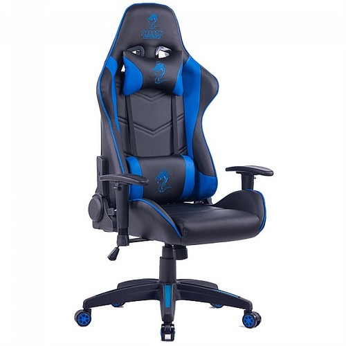 מושב גיימרים Dragon Olympus Chair כחול שחור