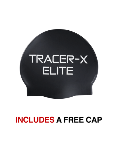 משקפת שחייה מקצועית TRACER-X ELITE MIRRORED RACING ADULT GOGGLES SILVER/BLLACK
