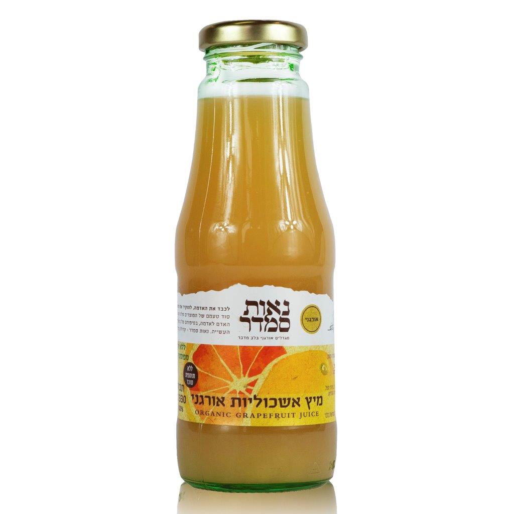 מיץ אשכוליות אורגני,  330 מ"ל,  נאות סמדר