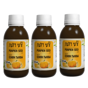 מבצע שלישייה שמן זרעי דלעת טבעי בכבישה קרה - 125 מ"ל | דן פאר