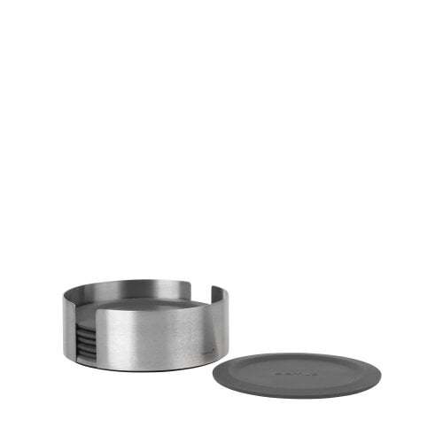 סט 6 קוסטרים סיליקון פחם LARETO coasters