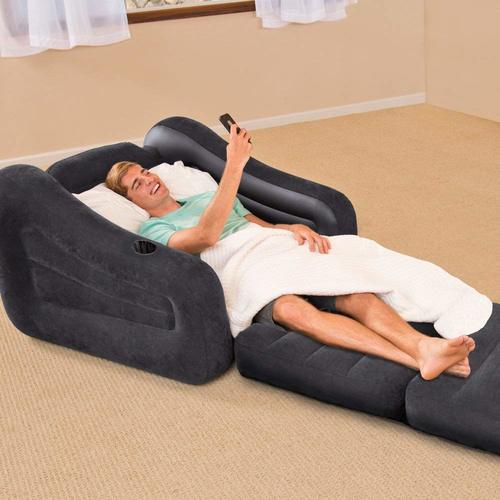 ספה מתנפחת מושב ליחיד הנפתח למיטת יחיד LOUNGIN AROUND דגם 66551