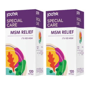 מבצע זוגי | MSM RELIEF | Special Care | מכיל 1125 מ"ג | 240 טבליות | אלטמן Altman