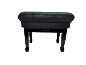 כסא פסנתר מתכוונן דמוי עור דגם VIP בצבע שחור PB20 מבית Legrand