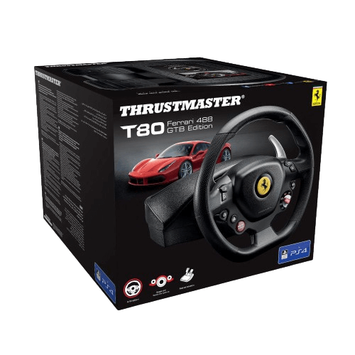 הגה ThrustMaster T80 Ferrari488 PS4/PC GTB