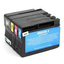 מחסניות דיו חלופיות  HP 932XL בשחור/933XL ציאן/מגנטה/צהוב, אריזה של 4 (C2P42AE)