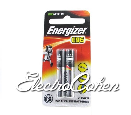  זוג סוללות AAAA ENERGIZER E96