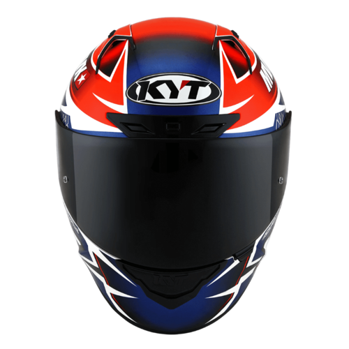 קסדת קיי ויי טי כתום / כחול  KYT NX-RACE BALANCE