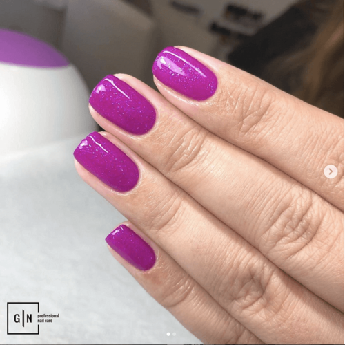 לק ג'ל לילה מילאנו #233 Purple fluo glitter