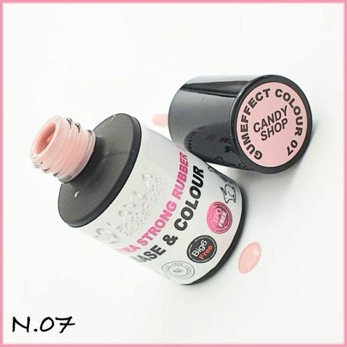 לק ג'ל לילה מילאנו #7 Extra Strong Rubber Base Colour - Candy Shop