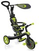 תלת אופן הכל באחד Explorer Trike 4 in 1 הופך לאופני איזון - ירוק לימון