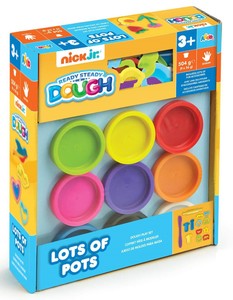 9 מיכלי בצק צבעוני למשחקי יצירה + 13 תבניות ואביזרים