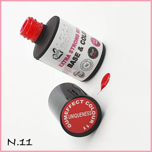 לק ג'ל לילה מילאנו #11 Extra Strong Rubber Base Colour - Uniqueness