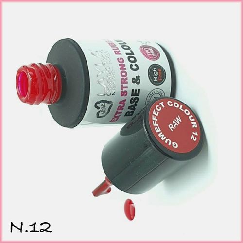 לק ג'ל לילה מילאנו #12 Extra Strong Rubber Base Colour - Raw