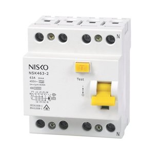 ממסר פחת NSK440-2 4X40/0.03 30mA ( תלת פאזי )