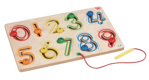 לוח לומדים לכתוב מספרים 1-10 