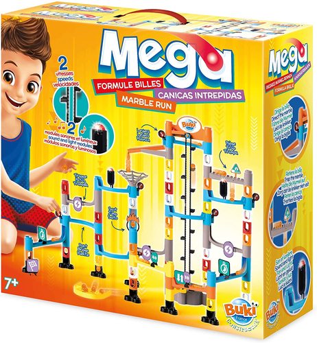 מסלול גולות מגה MEGA עם למעלה מ 100 חלקים, מעלון חשמלי ואפקטים אורקוליים