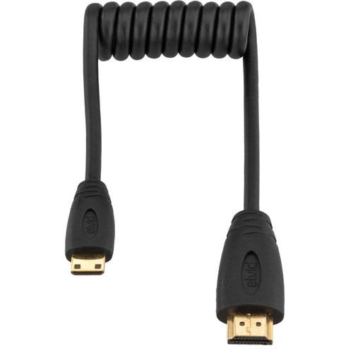 elvid כבל Mini-HDMI מסולסל 45 ס״מ