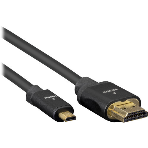 Pearstone HDD-210 כבל High-Speed HDMI ל- Micro-HDMI באורך 300 ס״מ