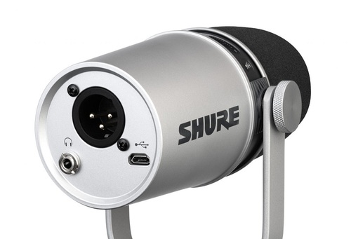 מיקרופון דינאמי Shure MV7 בחיבור USB