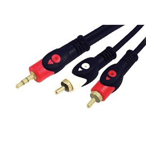 כבל אודיו 3.5MM/2RCA 1.5M