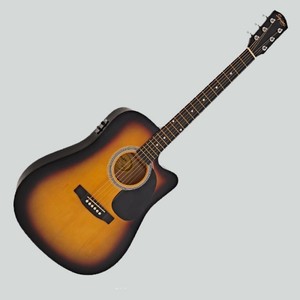 גיטרה אקוסטית מוגברת Fender Squier SA-105CE