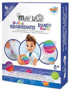 מיני מעבדה לבנייה ויצירה של כדורים קופצניים - 6 פעילויות