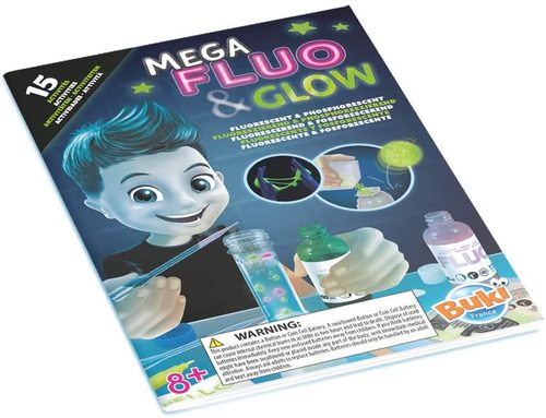 מעבדת מגה לניסוי בצבעים זוהרים FLUO & GLOW עם 15 פעילויות