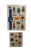 מדבקות קעקועים לילדים בדגמים של רובוטים 12 יחידות