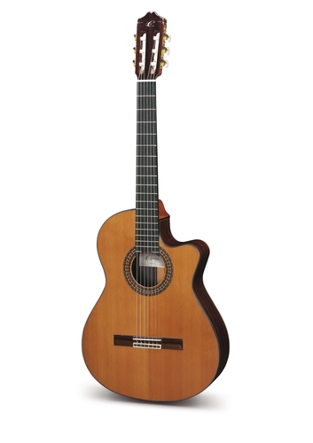 גיטרה קלאסית מוגברת CUENCA 50R CW E2 CUT AWAY