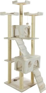 מתקן גירוד ענק 5 קומות 185 ס''מ (בחר צבע) Cat Tree