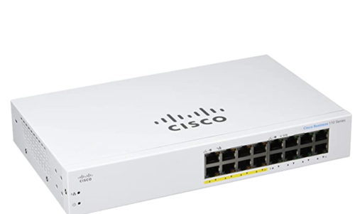 Cisco Business CBS110-16PP-D Unmanaged Switch CBS110-16PP-EU